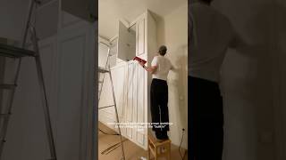 diy ikea wardrobe hack built in look interiordecor furniture homeinterior homedecor diyhome [upl. by Lairret]