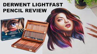 THIS IS NOT WHAT I EXPECTED Derwent Lightfast Colored pencils Review [upl. by Norrat]