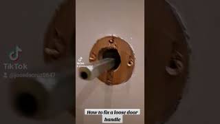 Repair loose door handle [upl. by Vergos]