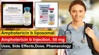 Amphotericin b liposomal injection 50 mg  Amphotericin injection  Amphotericin b uses in hindi [upl. by Ahsimik]