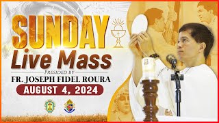 SUNDAY FILIPINO MASS TODAY LIVE  AUGUST 4 2024  FR JOSEPH FIDEL ROURA [upl. by Anelle243]