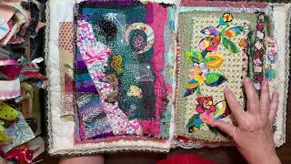 REVEALING the Finished UltraSized Stitchery Book of Hand Sewn Fiber Art [upl. by Faxun]