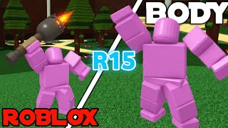 HOW TO BUILD R15 ROBLOX BODY  Build A Boat For Treasure [upl. by Paola]