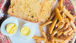 Whole Wheat Pasta amp Garlic Bread [upl. by Durwyn]