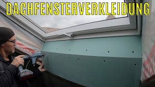 Wie mache ich selbst eine Dachfensterverkleidung Folie luftdicht am Dachflächenfenster anschließen [upl. by Muna]