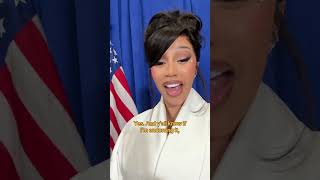 Cardi B amp VP Kamala Harris in a new video cardib kamalaharris 💙🗳🇺🇸 [upl. by Sato851]