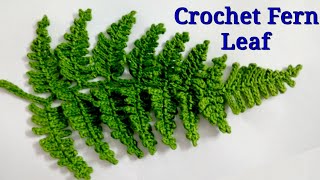 Crochet Fern 🌿 Leaf [upl. by Bob332]