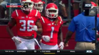 Howard at Rutgers  Football Highlights [upl. by Madda]