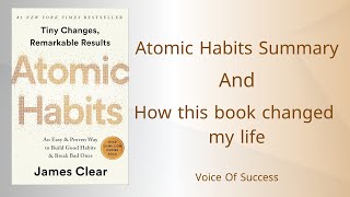 Atomic habits summary and how this book changed my life Sound of Success podcast [upl. by Glaudia]