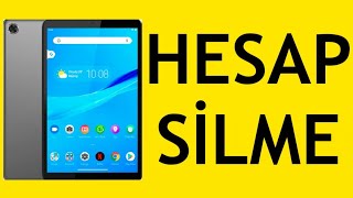 Lenovo Tablet Hesap Silme Nasıl Yapılır [upl. by Alyek]