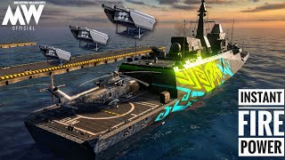 FS Aquitaine  3x SR5 more brutal amp instant fire power  Modern Warships [upl. by Aihsemaj139]