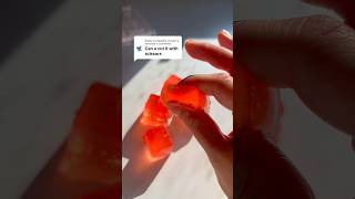 Cutting illuminatedbymia gel wax melts with scissors✂️🧊Should I make an ASMR version [upl. by Jakob714]