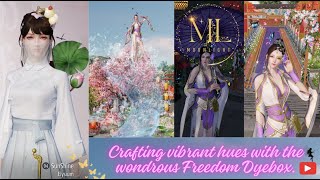 Dye using FREEDOM DYEBOX  Get for Free  Moonlight blade [upl. by Ykcir]