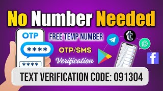 How to Get Unlimited 🔥 SMSOTP Verification Codes  OTP Bypass  Virtual Numbers  Free Otp [upl. by Ophelie]