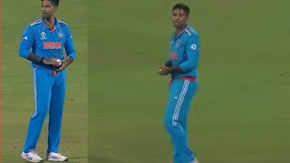 Suryakumar Yadav Bowling Against Netherlands Suryakumar Yadav Bowling Reaction 👌🥰😙 [upl. by Katlaps]