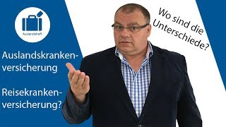 Reisekrankenversicherung oder Auslandskrankenversicherung II Die Unterschiede [upl. by Aibat]