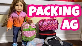 Packing American Girl Doll For Hawaii 2019 [upl. by Adnohsirk490]