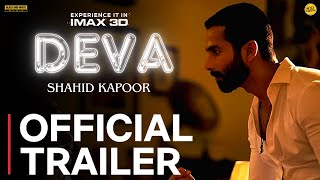 DEVA 2024  Official Trailer  Shahid Kapoor  Pooja Hegde  Deva Movie Trailer  deva [upl. by Gnanmos]