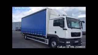 2012 MAN TGM 18250 Sleeper Cab Curtainside Body [upl. by Hedberg]