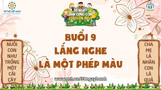 30NBCCCHK27 BUỔI 9  LẮNG NGHE LÀ MỘT PHÉP MÀU NGÀY 19102024 [upl. by Ytsenoh]