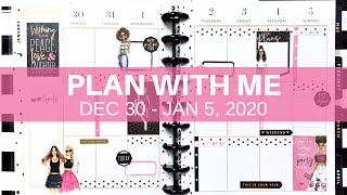 PLAN WITH ME  Classic Happy Planner  Rongrong New Year’s Spread [upl. by Garey79]