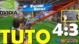 TUTO  COMMENT PASSER SON ECRAN EN 43 FORNITE et AUTRE Paramètre NVIDIA [upl. by Bernadette]