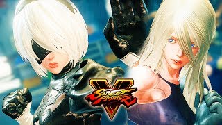 Street Fighter 5  2B vs A2 NieRAutomata Gameplay PC Mod  1080p 60ᶠᵖˢ HD ✔ [upl. by Rogerg]