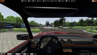 BeamNGDrive  Nordschleife Hotlap  Mercedes Benz 280CE Car specs in description [upl. by Ecnerual]