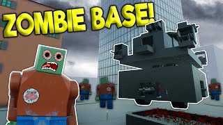 LEGO ZOMBIE BASE VS ZOMBIE ARMY  Brick Rigs Roleplay Gameplay  Multiplayer Zombie Mode [upl. by Meredeth132]