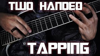 Musette in D major JSBach Two handed Tapping [upl. by Ronnie]