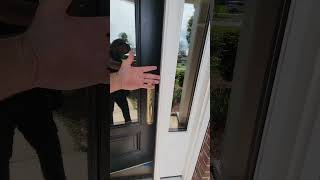 3M Window Films Front Door Privacy This reflective will give you DAYTIME Privacy and Heat Control [upl. by Anerys]