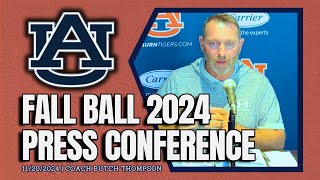 Butch Thompson Wraps Up Auburn Baseball 2024 Fall Ball  FULL PRESSER [upl. by Stag291]