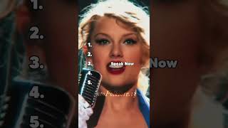 Rank these 5 Taylor Swift songs  taylorswift shorts capcut [upl. by Edac]