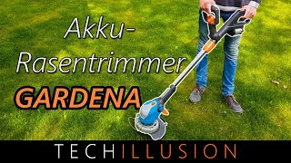 🔥BESTER AKKU RASENTRIMMER im Sortiment Gardena ComfortCut im Test🌿🌿  Review amp Test [upl. by Alvarez]