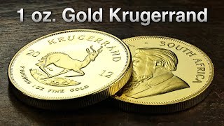 1 oz South African Gold Krugerrand [upl. by Ahsuatan675]