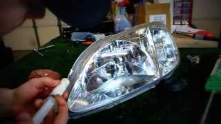 How to repair a headlight with moisturewater in it [upl. by Akkimat]