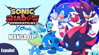 Sonic X Shadow Generations X Chao  Manga Español [upl. by Hyde]