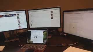 MacBook Pro 13quot 3 External Monitors [upl. by Kopp781]