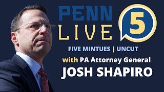 Quick QampA with Josh Shapiro Pennsylvanias Attorney General  PennLive 5  Ep 1 [upl. by Bonne]