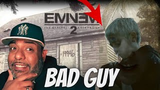 STORYTELLING ON POINT  Eminem  Bad Guy lyrics  REACTION [upl. by Aracal902]