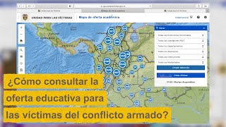 ¿Cómo consultar la oferta educativa para las víctimas del conflicto armado [upl. by Schell84]