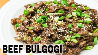 Easy Beef Bulgogi Recipe  How to Make Beef Bulgogi [upl. by Etnomed]