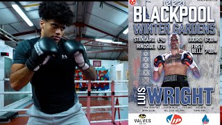 VIPs Big man 6ft 6in Luis Wright looking for another big performance on Dec 2nd in Blackpool [upl. by Farant]