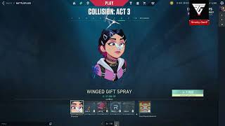 Valorant BATTLEPASS reveal Episode 9 COLLISION ACT3 [upl. by Zere]