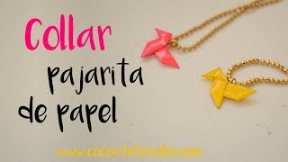 Cómo hacer un colgante de origami bonito y divertido Ideas para regalos 133 [upl. by Aggappe]