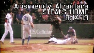 Tennessee Smokies  Arismendy Alcantara Steals Home 81413 [upl. by Norted]