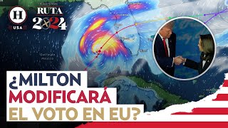 ¿Huracán Milton influirá en las elecciones de EU Analista afirma que candidatos lo aprovecharán [upl. by Baten]