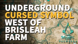 Brisleah Farm Cursed Symbol Underground in East Anglia Assassins Creed Valhalla [upl. by Erodasi206]