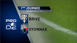 J1 PRO D2  BRIVE vs OYONNAX  Le match en bref [upl. by Judi]