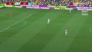 Udinese vs Crotone 10 Ignacio Pussetto GOAL [upl. by Aloise]